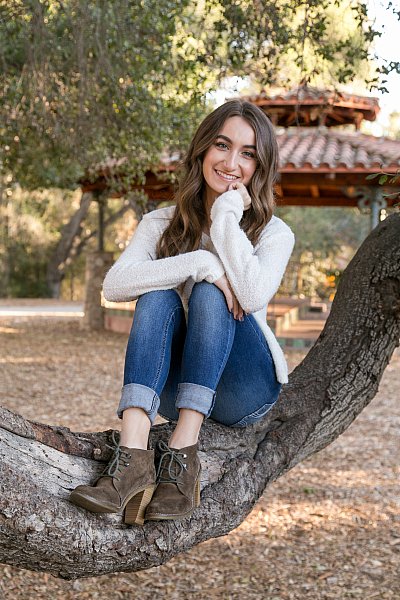 Senior Photo Ojai Libbey Park